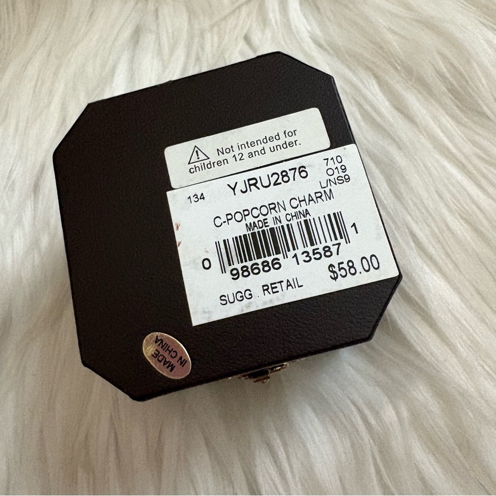 Authentic Juicy Couture Popcorn Bucket Charm - Picture 6 of 6